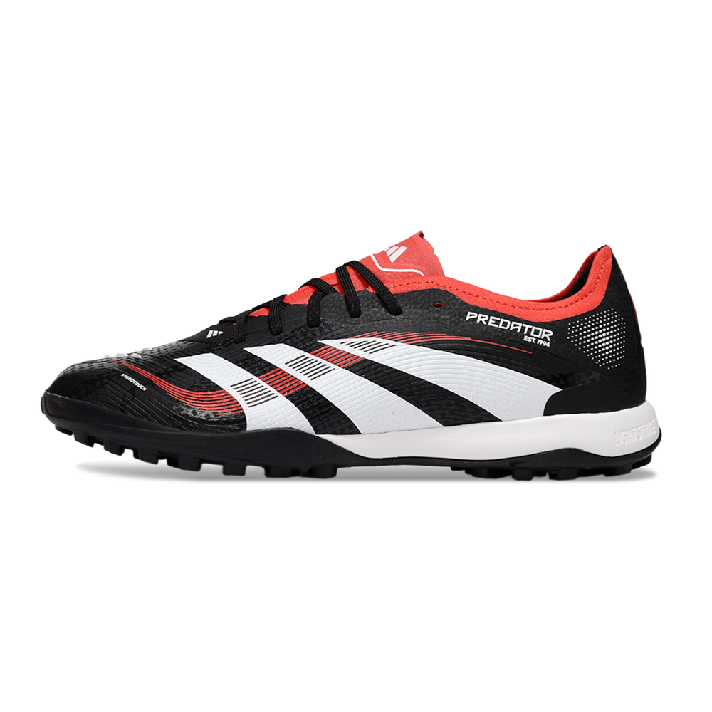Chuteira Society Adidas Predator Elite TF Preto e Vermelho