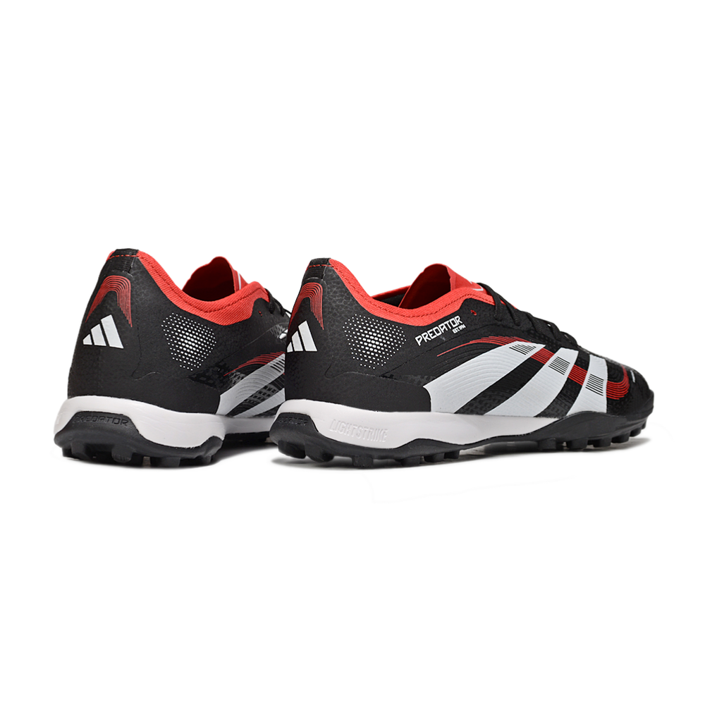 Chuteira Society Adidas Predator Elite TF Preto e Vermelho