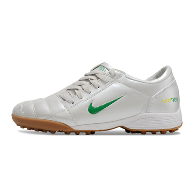 Chuteira Society Nike Total 90 TF Branco e Verde