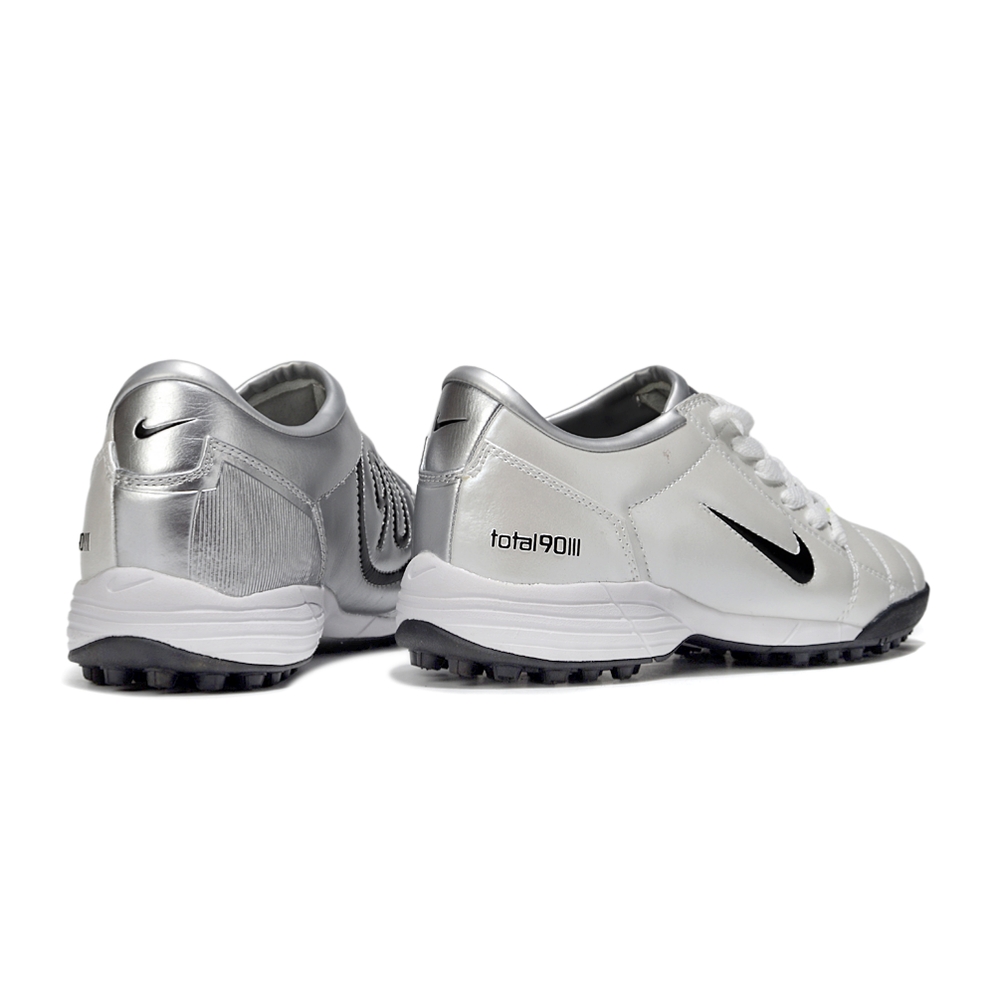 Chuteira Society Nike Total 90 TF Prata