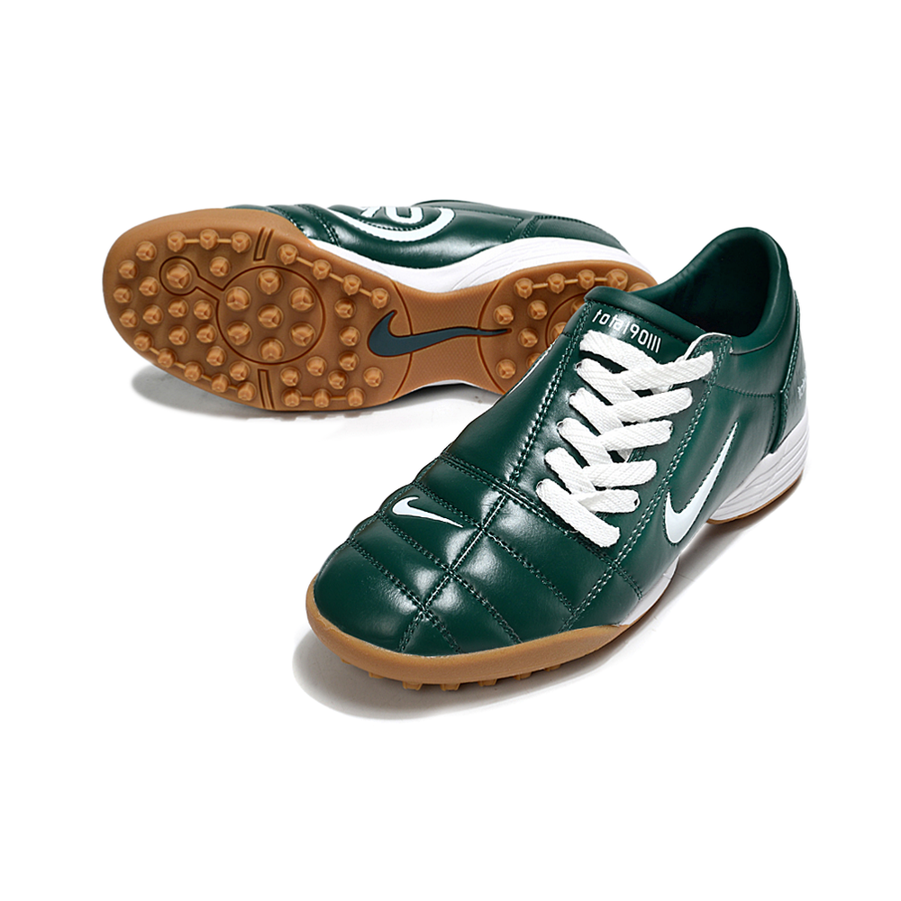 Chuteira Society Nike Total 90 TF Verde e Branco