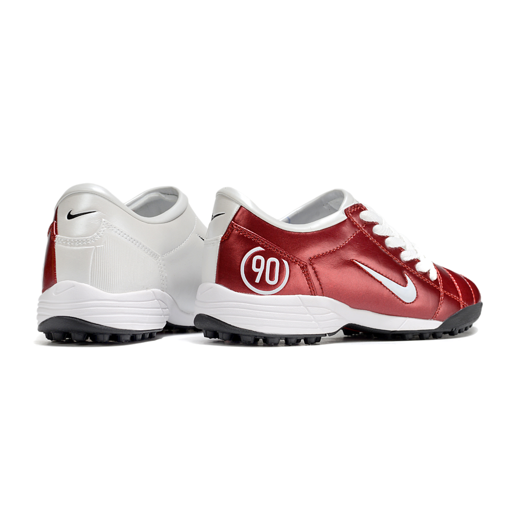 Chuteira Society Nike Total 90 TF Vermelho e Branco