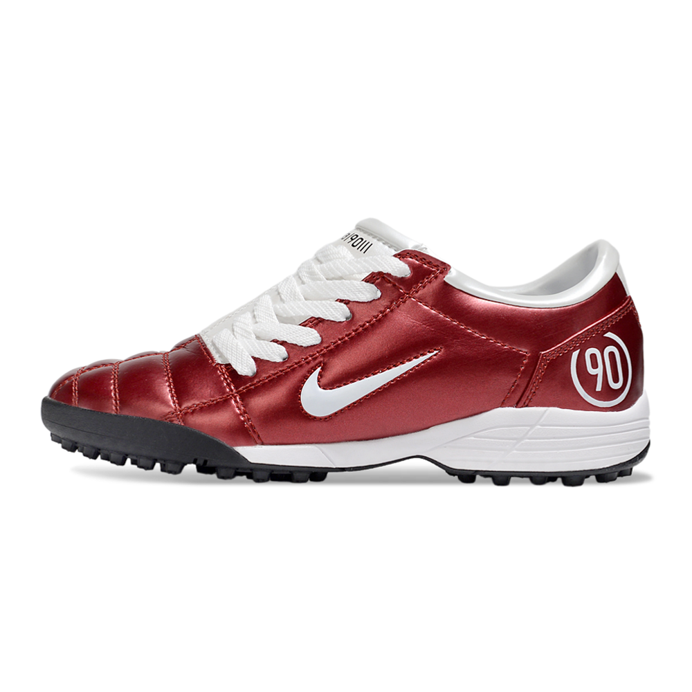 Chuteira Society Nike Total 90 TF Vermelho e Branco