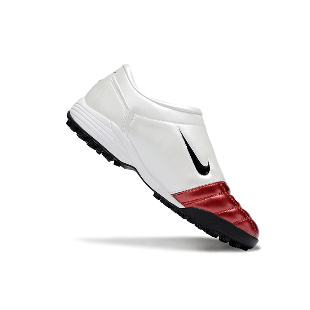 Chuteira Society Nike Total 90 TF Vermelho e Branco
