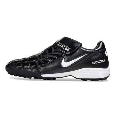 Chuteira Society Nike Total 90 TF Preto e Branco