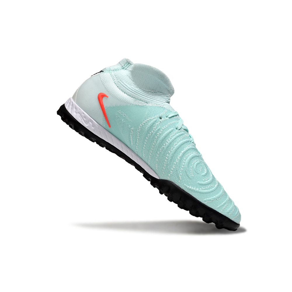 Chuteira Society Nike Phantom Luna 2 Elite TF Azul e Vermelho