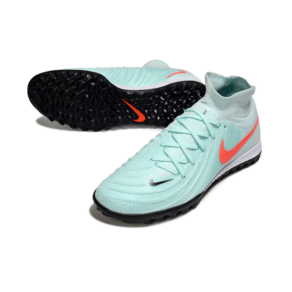 Chuteira Society Nike Phantom Luna 2 Elite TF Azul e Vermelho