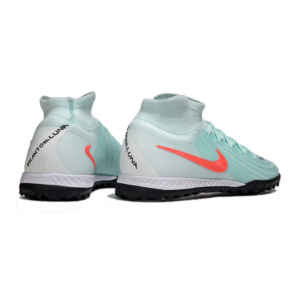 Chuteira Society Nike Phantom Luna 2 Elite TF Azul e Vermelho