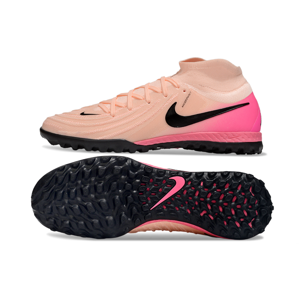 Chuteira Society Nike Phantom Luna 2 Elite TF Rosa