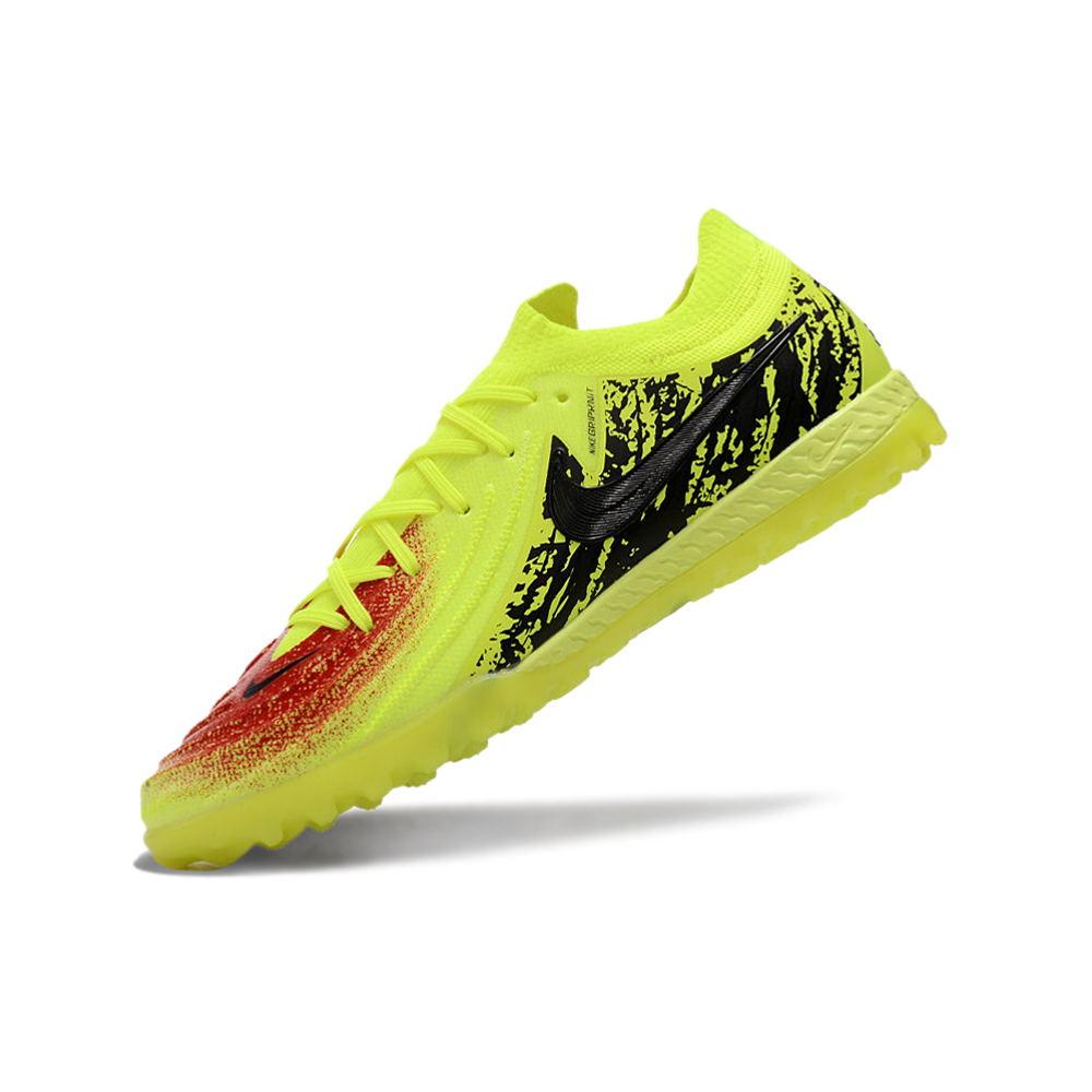 Chuteira Society Nike Phantom GX 2 Elite TF Amarelo, Vermelho e Preto