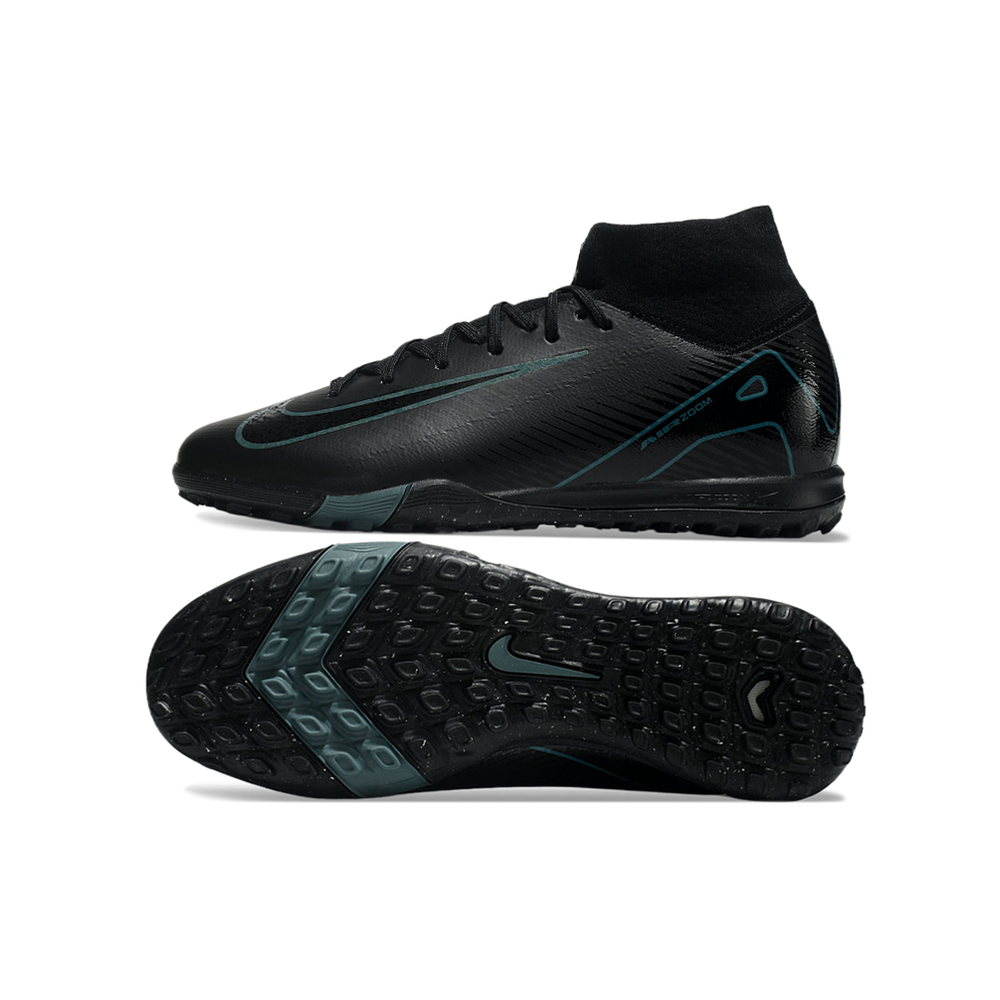 Chuteira Society Nike Air Zoom Mercurial Superfly 10 Elite FG Preto