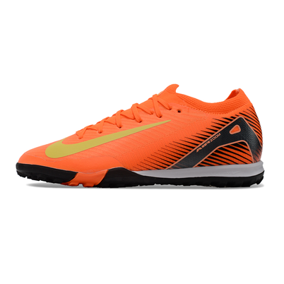 Chuteira Society Nike Air Zoom Mercurial Vapor 16 Elite TF Laranja e Preto