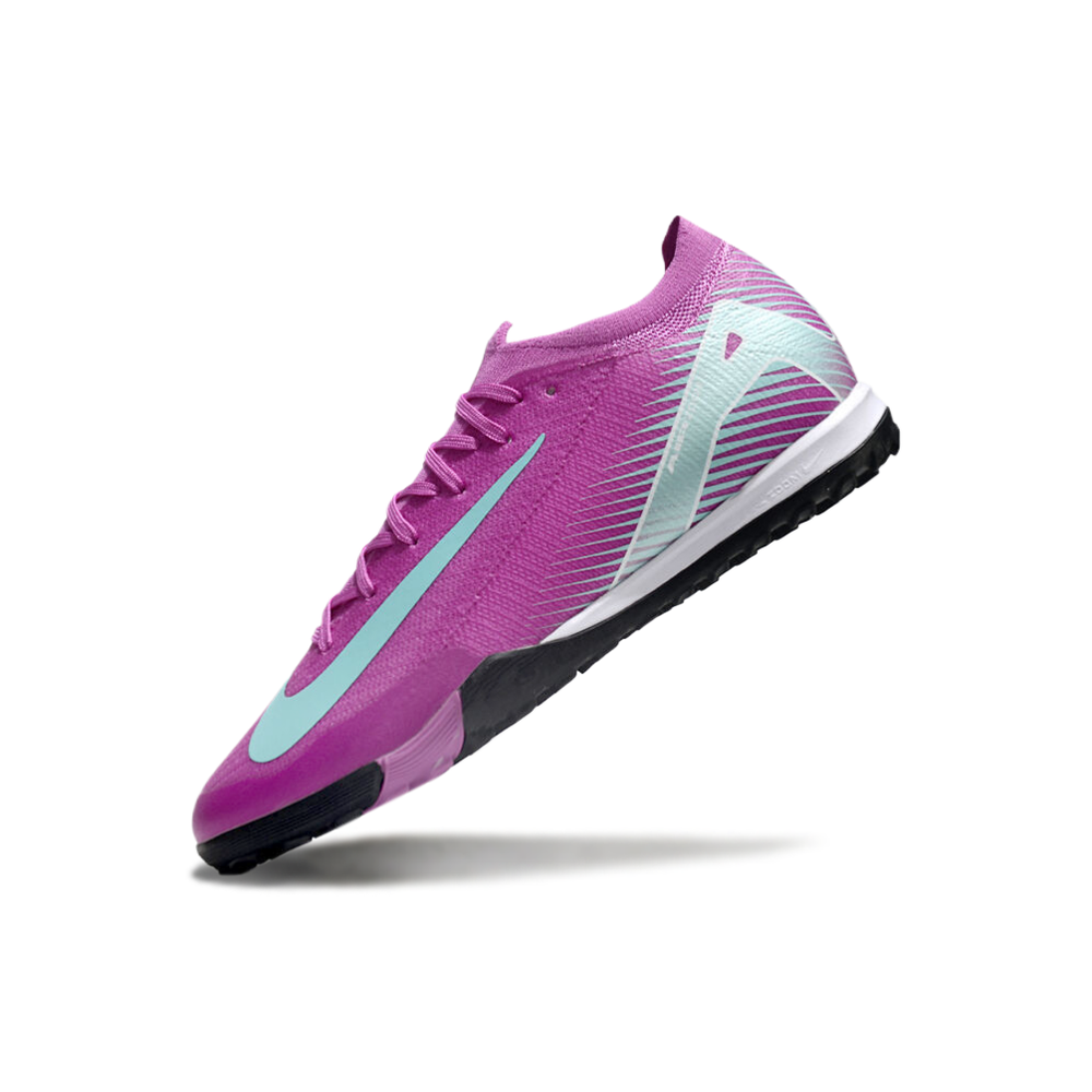 Chuteira Society Nike Air Zoom Mercurial Vapor 16 Elite TF Roxo e Azul