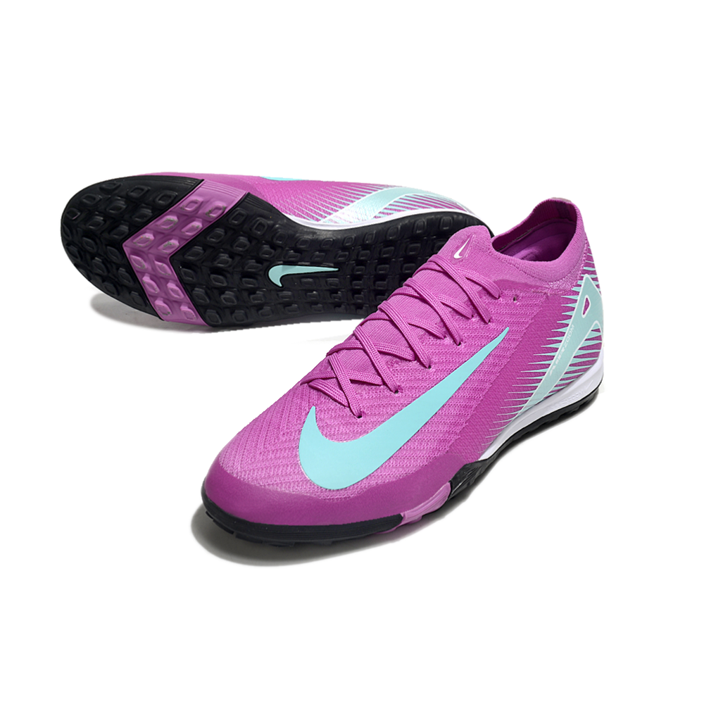 Chuteira Society Nike Air Zoom Mercurial Vapor 16 Elite TF Roxo e Azul