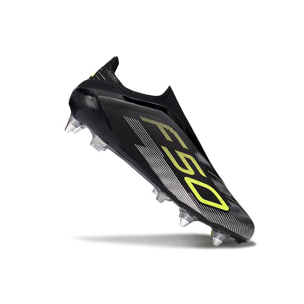 Chuteira Campo Adidas F50+ LL Ponta de Aluminio Preto e Verde