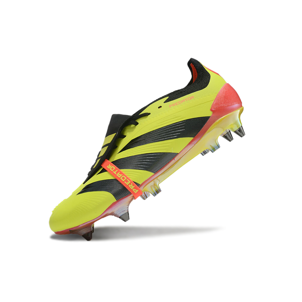 Chuteira Campo Adidas Predator Elite FT 30 Ponta de Aluminio Amarelo e Preto