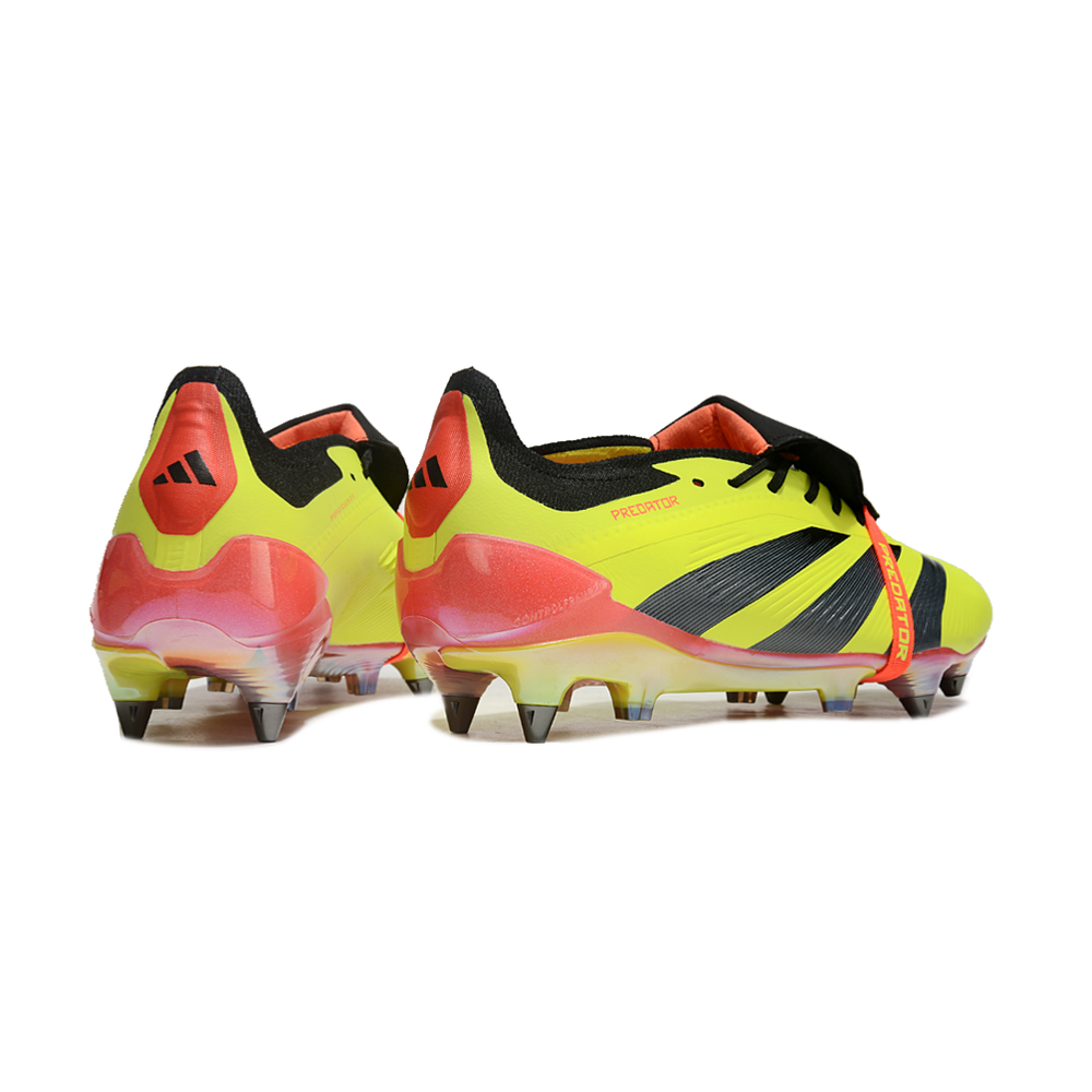 Chuteira Campo Adidas Predator Elite FT 30 Ponta de Aluminio Amarelo e Preto