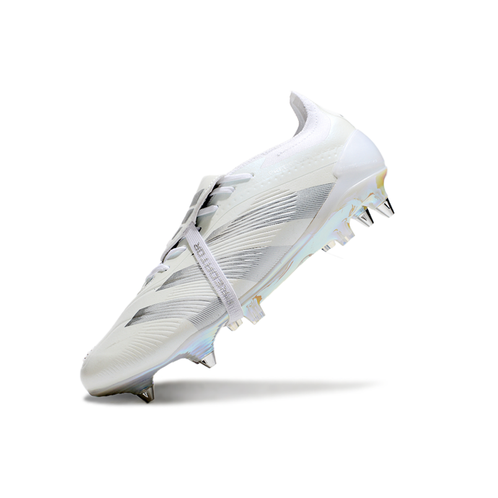 Chuteira Campo Adidas Predator Elite FT 30 Ponta de Aluminio Branco