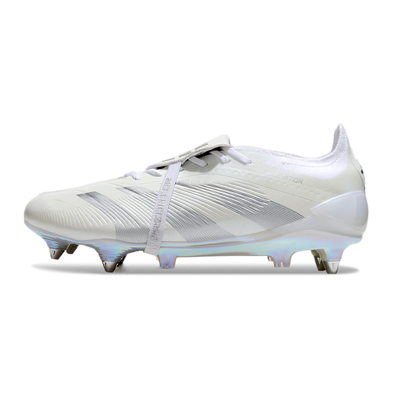 Chuteira Campo Adidas Predator Elite FT 30 Ponta de Aluminio Branco