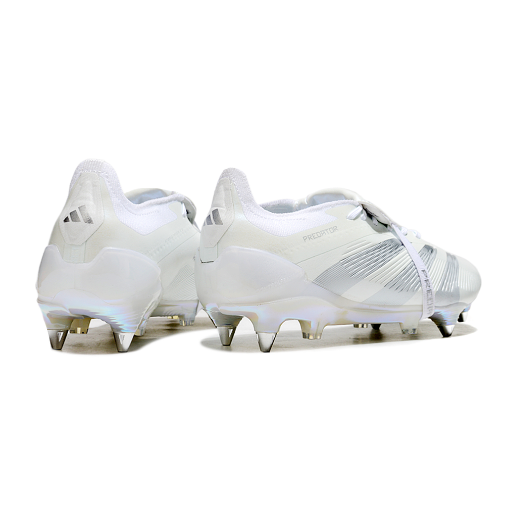 Chuteira Campo Adidas Predator Elite FT 30 Ponta de Aluminio Branco