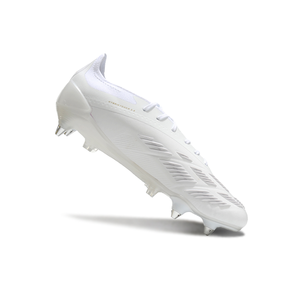 Chuteira Campo Adidas Predator Elite Ponta de Aluminio Branco 