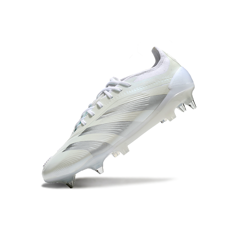 Chuteira Campo Adidas Predator Elite Ponta de Aluminio Branco 