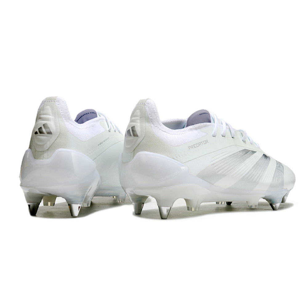 Chuteira Campo Adidas Predator Elite Ponta de Aluminio Branco 