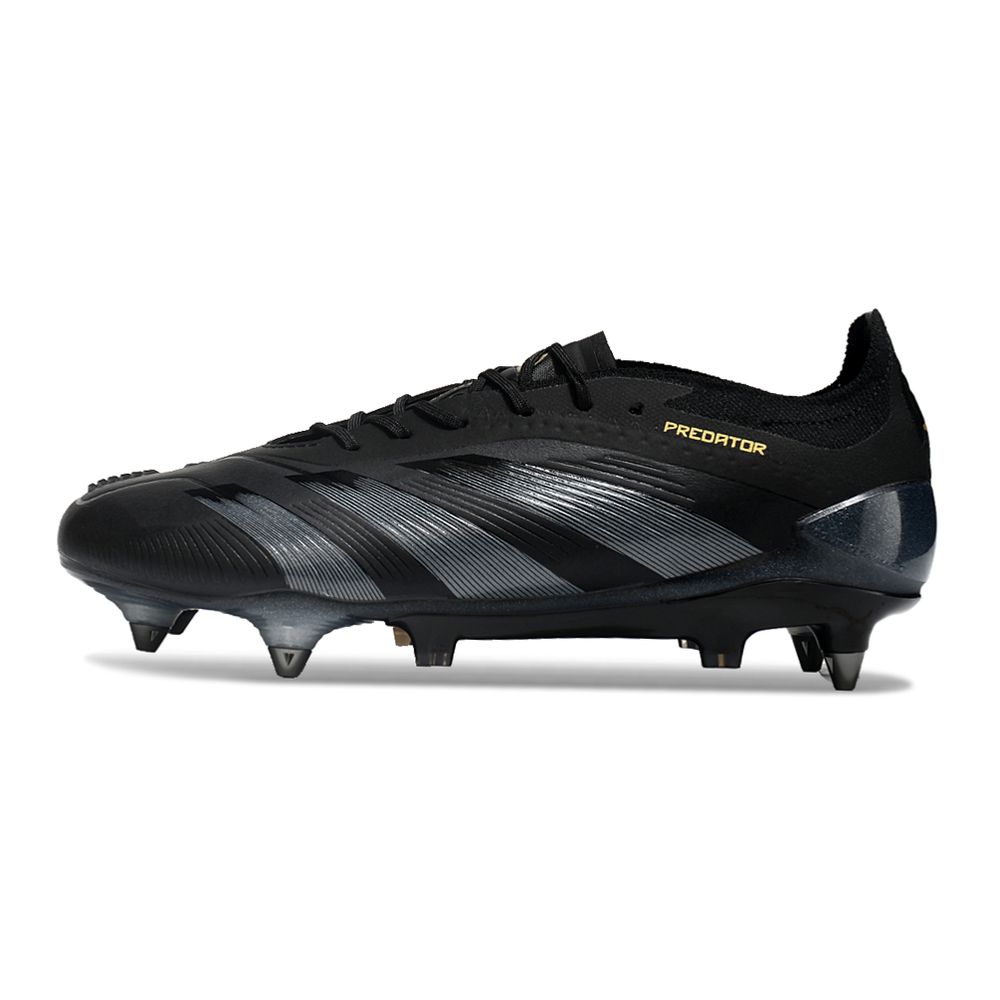 Chuteira Campo Adidas Predator Elite Ponta de Aluminio Preto