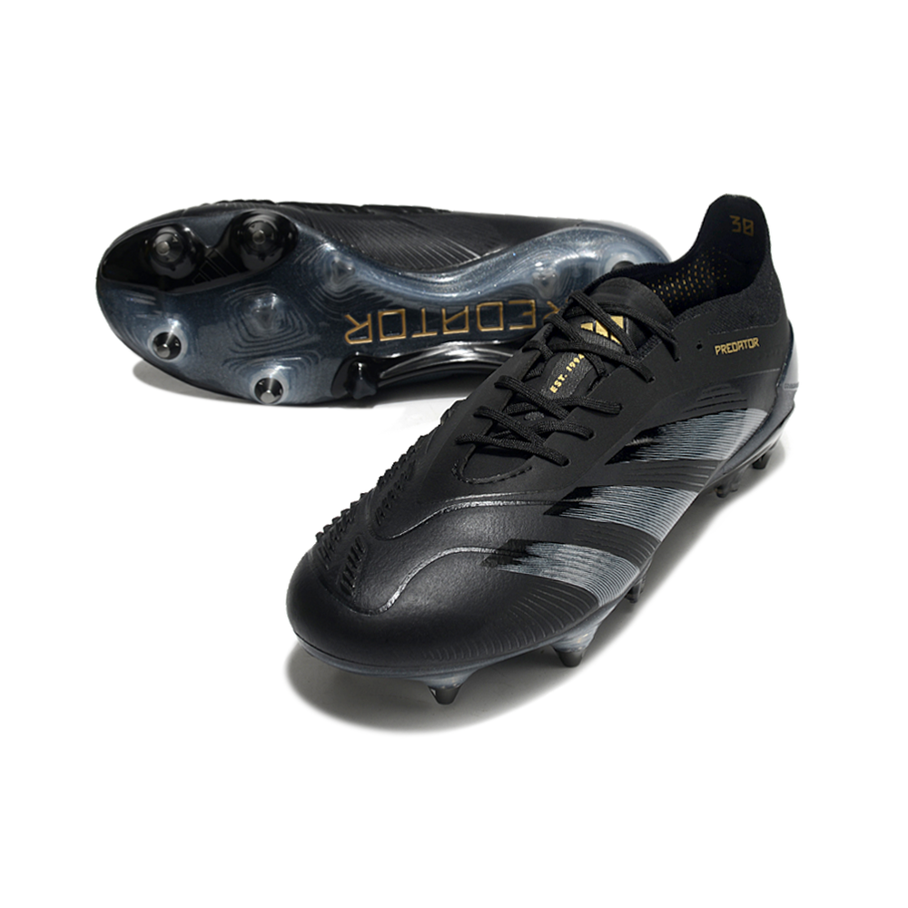 Chuteira Campo Adidas Predator Elite Ponta de Aluminio Preto