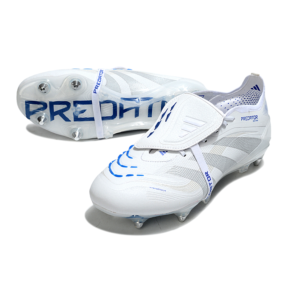 Chuteira Campo Adidas Predator Elite FT 30 Ponta de Aluminio Branco