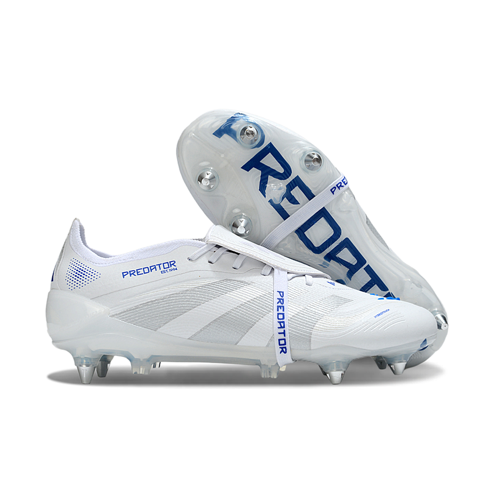 Chuteira Campo Adidas Predator Elite FT 30 Ponta de Aluminio Branco