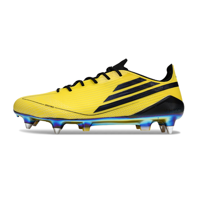 Chuteira Campo Adidas F50 Ponta de Aluminio Amarelo e Preto