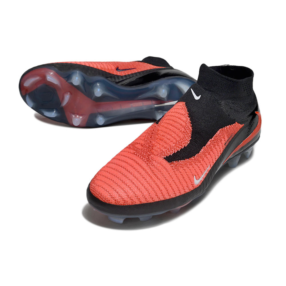 Chuteira Campo Nike Phantom GX 6 Elite FG Preto e Vermelho