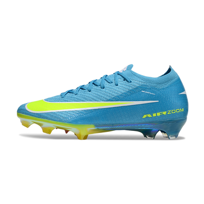 Chuteira Campo Nike Air Zoom Mercurial Vapor 16 Elite FG Azul, Verde e Rosa