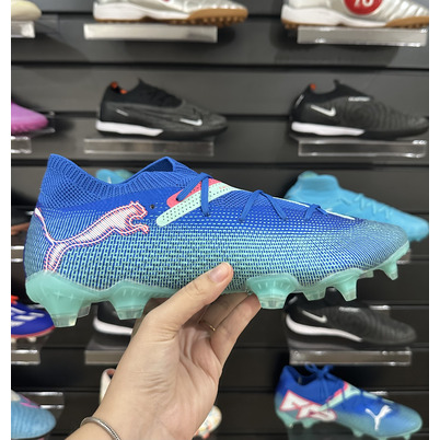 Chuteira Campo Puma Future 7 FG Azul - Pronta Entrega