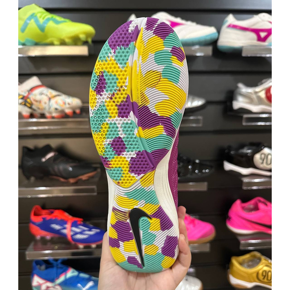 Chuteira Futsal Nike Lunar Gato II IC Roxa e Branca - Pronta Entrega
