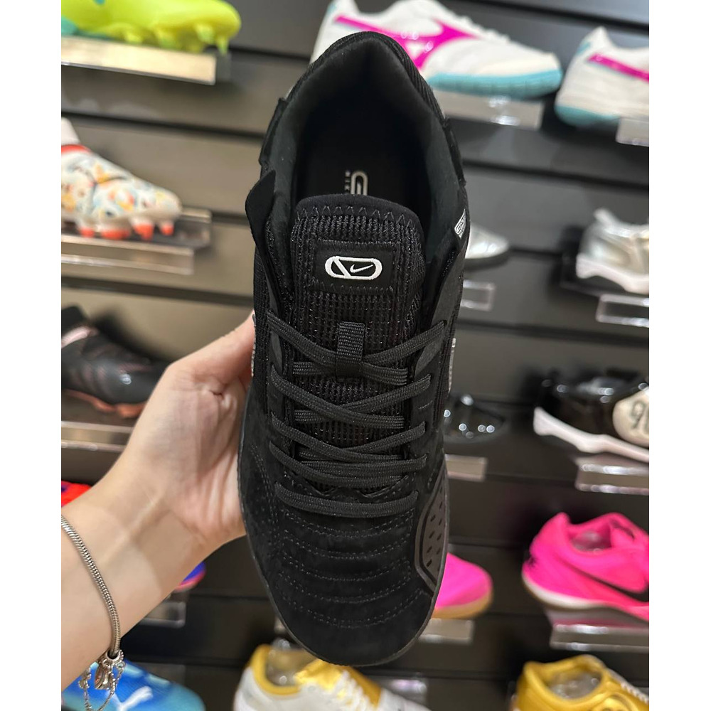 Chuteira Futsal Nike StreetGato Preta e Branca - Pronta Entrega