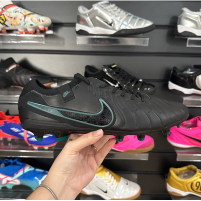 Chuteira Campo Nike Tiempo Legend 10 Elite FG Preta - Pronta Entrega