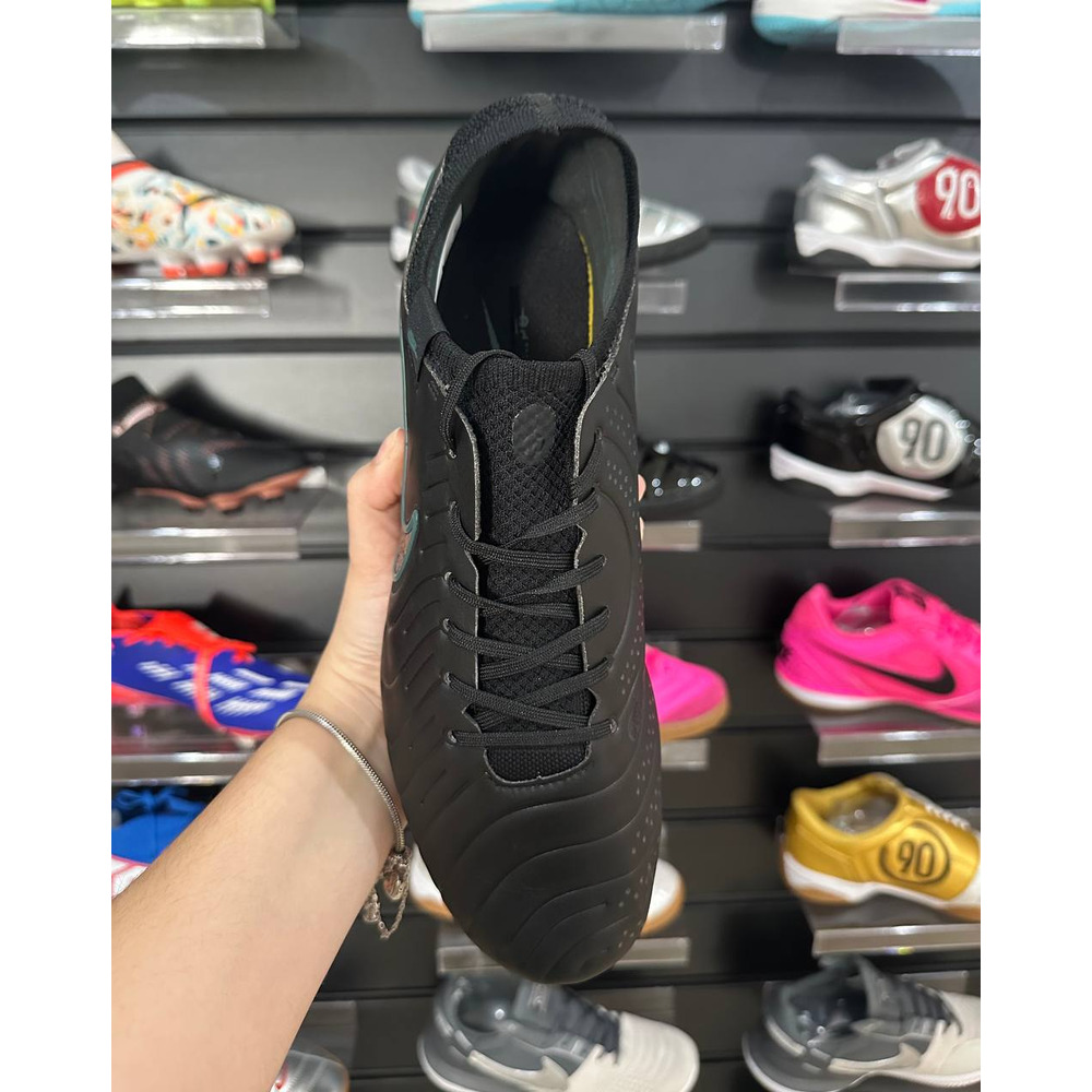 Chuteira Campo Nike Tiempo Legend 10 Elite FG Preta - Pronta Entrega