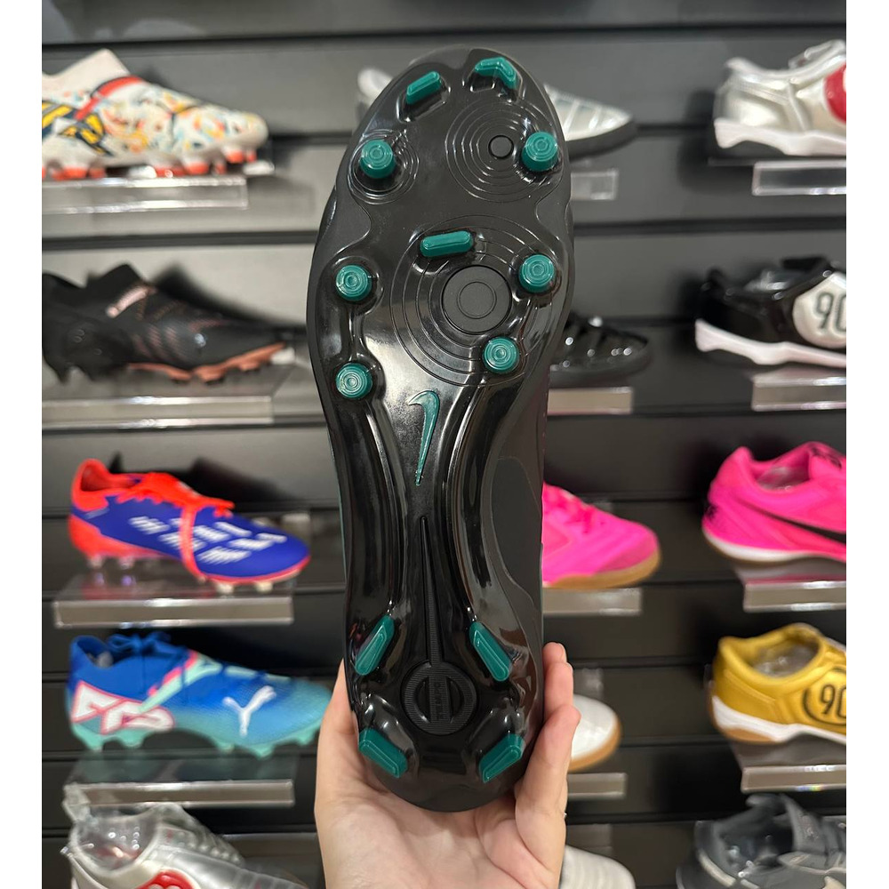 Chuteira Campo Nike Tiempo Legend 10 Elite FG Preta - Pronta Entrega