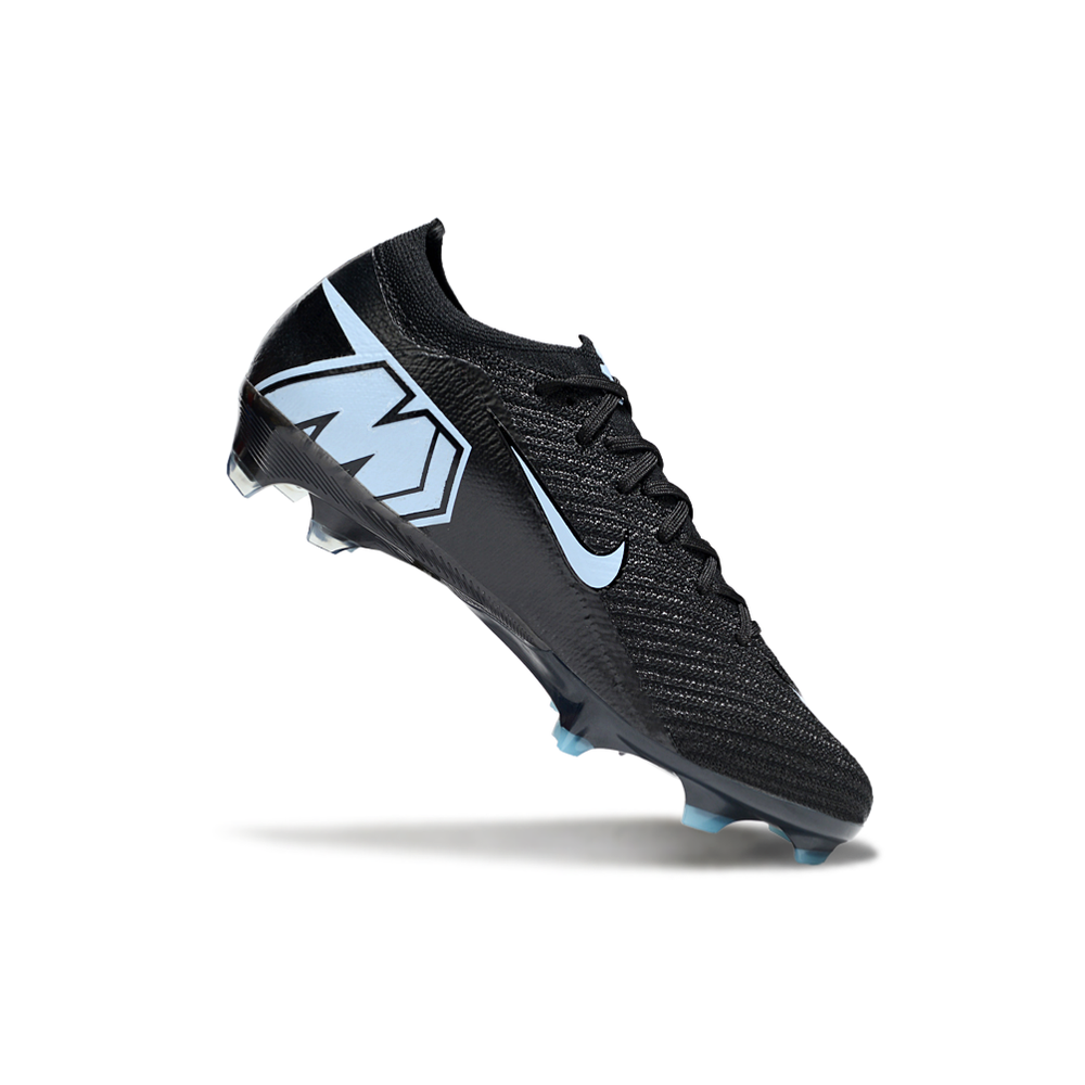 Chuteira Campo Nike Air Zoom Mercurial Vapor 16 Elite FG Preto e Azul "Shadow"