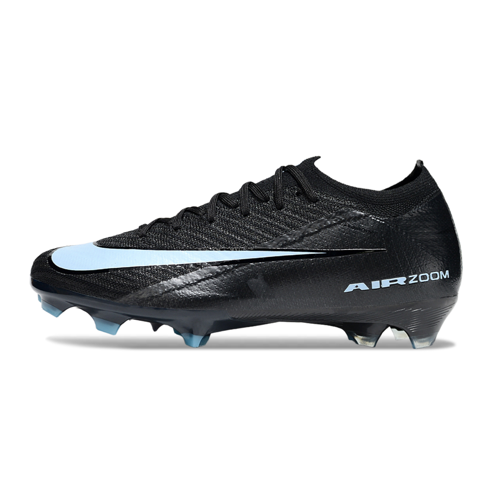 Chuteira Campo Nike Air Zoom Mercurial Vapor 16 Elite FG Preto e Azul "Shadow"
