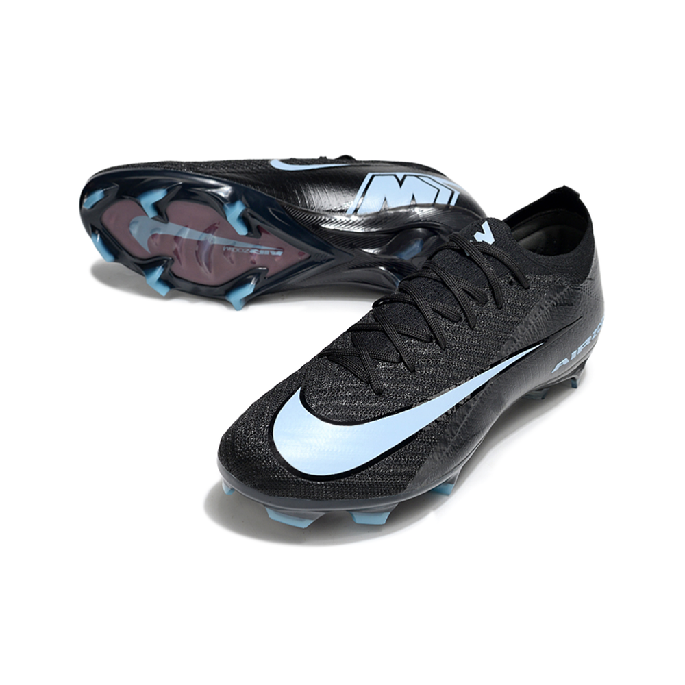 Chuteira Campo Nike Air Zoom Mercurial Vapor 16 Elite FG Preto e Azul "Shadow"
