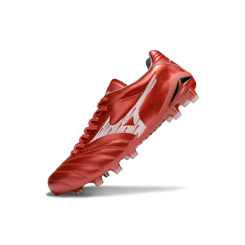 Chuteira Campo Mizuno Morelia Neo 4 Beta FG Vermelho