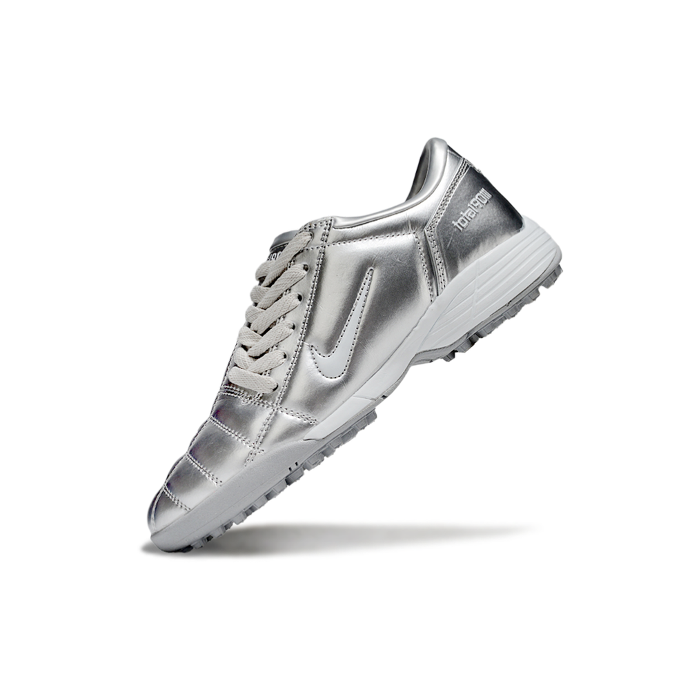 Chuteira Society Nike Total 90 TF Prata