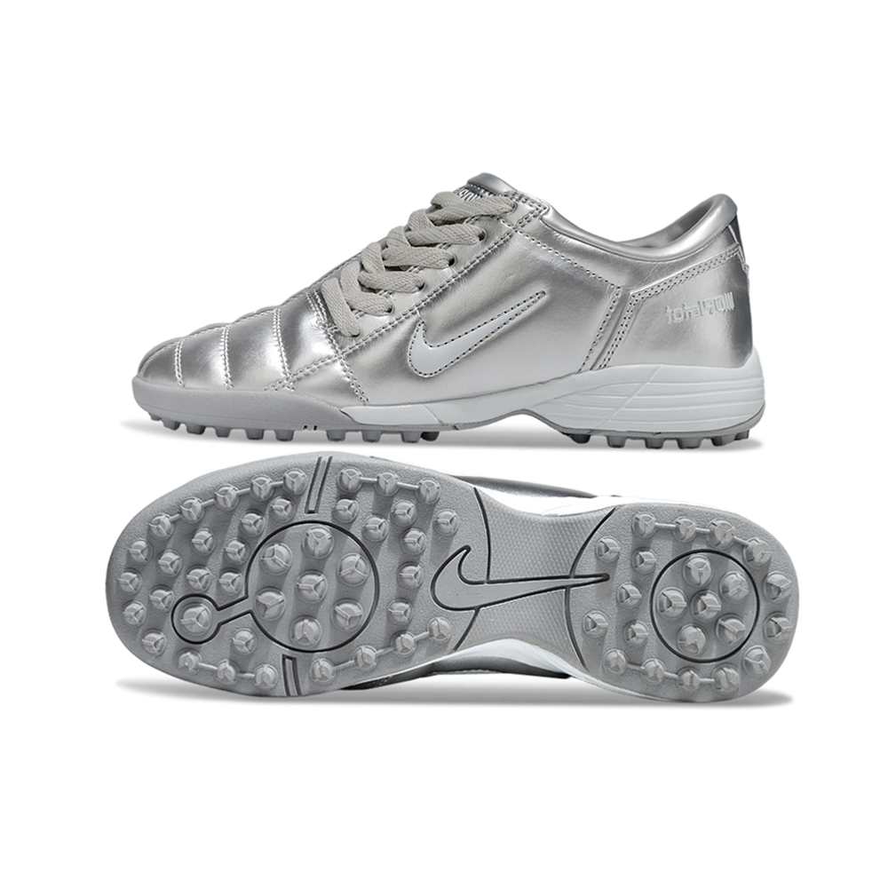 Chuteira Society Nike Total 90 TF Prata