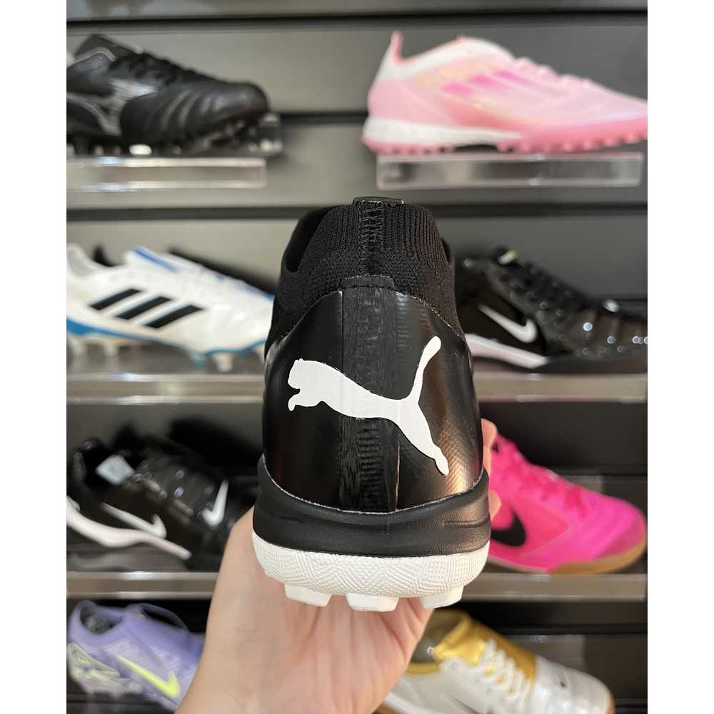 Chuteira Society Puma Future Z TF Preta e Branca - Pronta Entrega