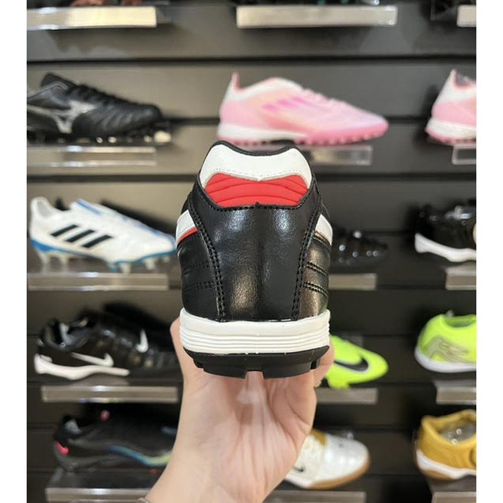 Chuteira Society Mizuno Morelia Sala Japan TF Preta e Branca - Pronta Entrega