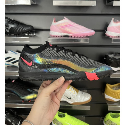 Chuteira Society Nike Air Zoom Mercurial Vapor 16 Elite TF Preto - Pronta Entrega