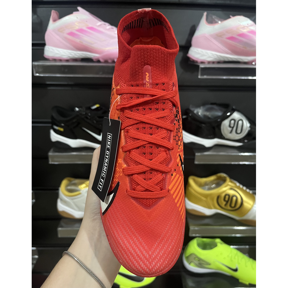 Chuteira Futsal Nike Air Zoom Mercurial Superfly 9 Elite IC Vermelha - Pronta Entrega